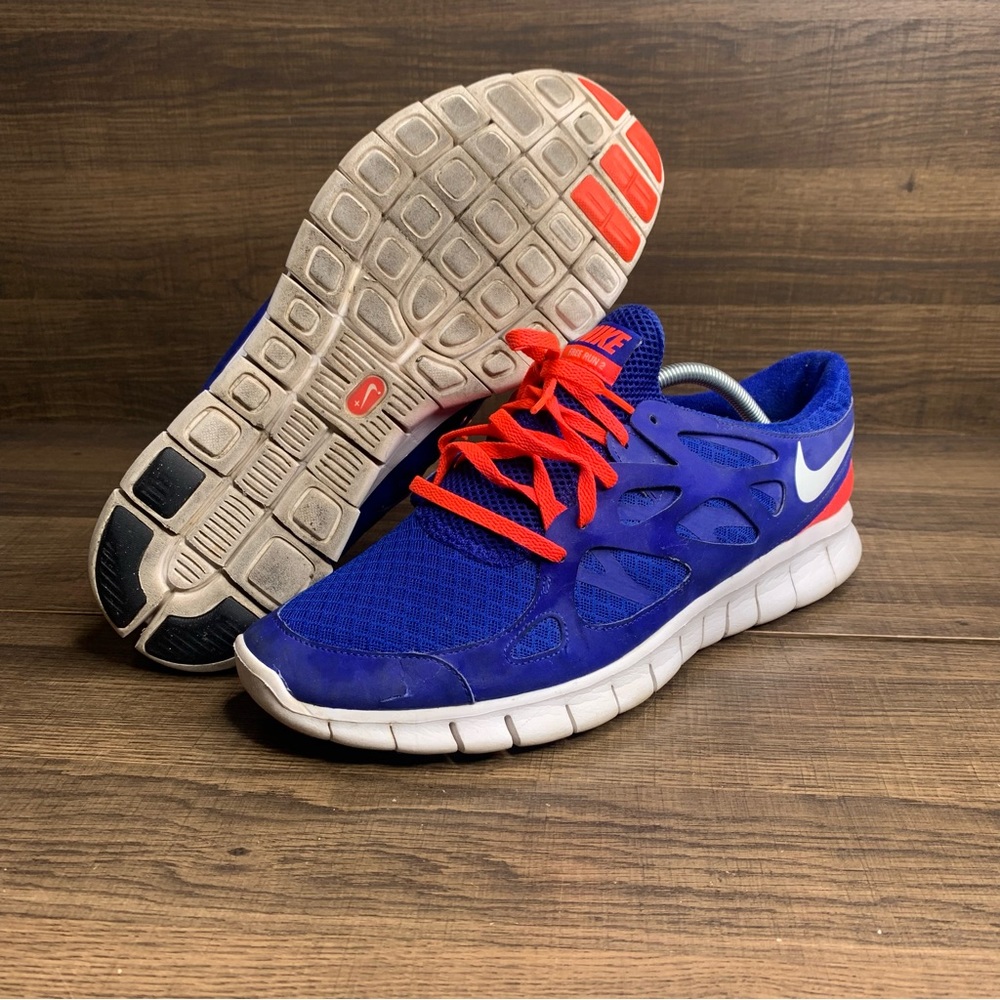 Men Nike Free Run 2 Blue-Solar 2011 Shoes Sneakers Size 11